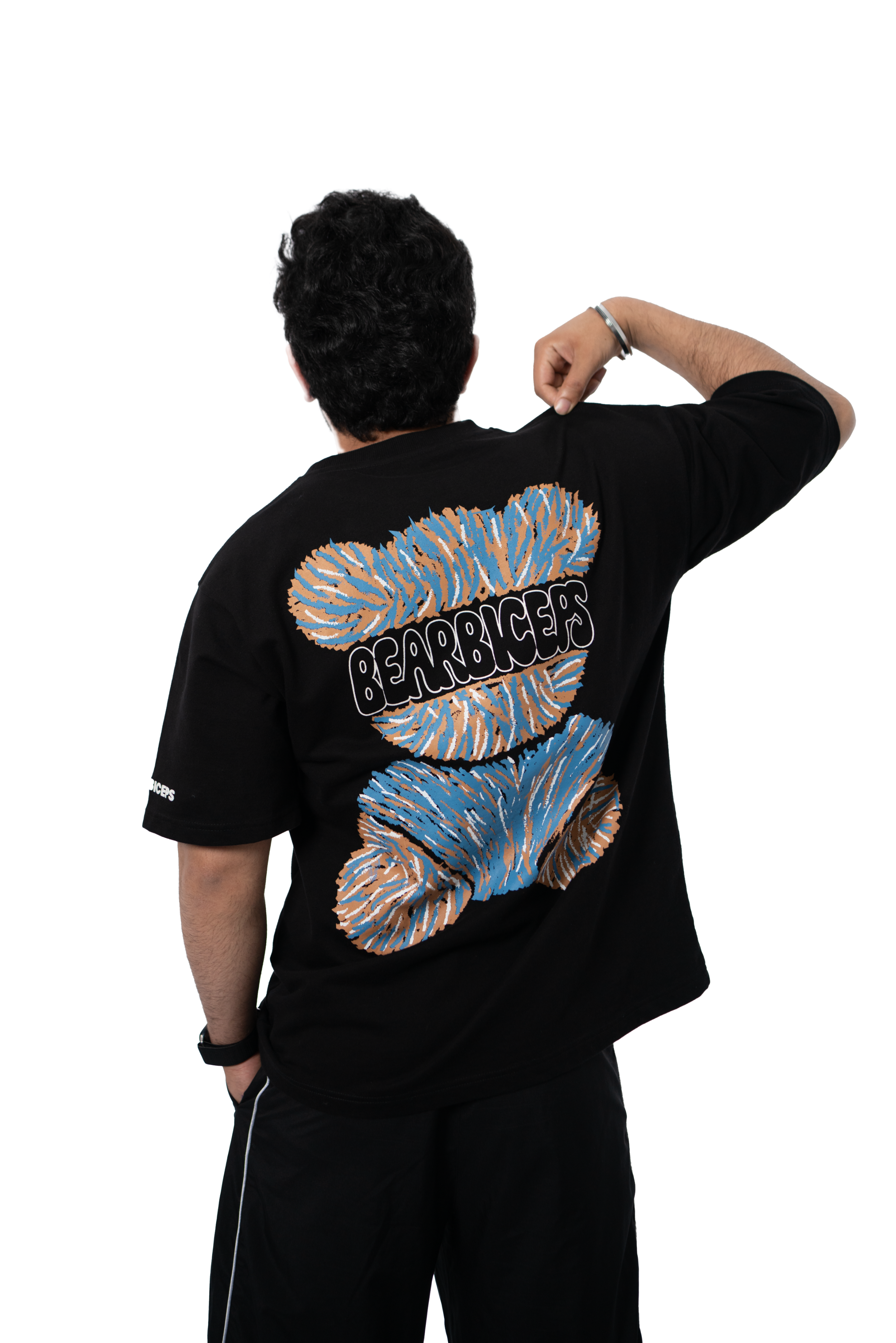 BEARPACK RAW BEAR TSHIRT BLACK