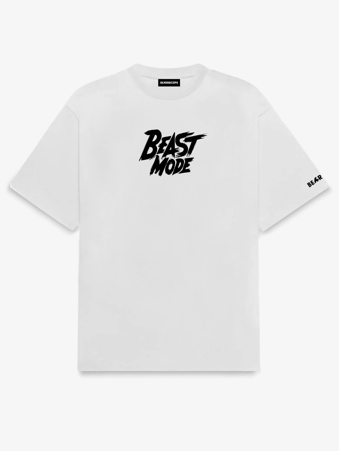 Train insane oversized tshirt bearbiceps beast mode gym